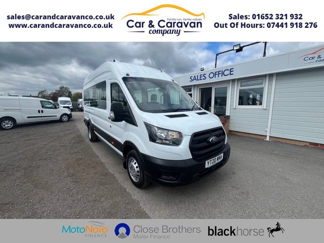 View our Ford Transit 2.0 460 EcoBlue Trend Minibus Double Cab 5dr Diesel Manual RWD L4 High Roof Euro 6 (s/s) (17 Seat, DRW) (130 ps)