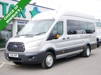 USED 2016 16 FORD TRANSIT 460 2.2 TDCI 125 BHP XLWB TREND 17 SEATER MINIBUS EURO 6 | AIR CON | STORAGE | 17 SEATS !