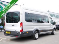 USED 2016 16 FORD TRANSIT 460 2.2 TDCI 125 BHP XLWB TREND 17 SEATER MINIBUS EURO 6 | AIR CON | STORAGE | 17 SEATS !