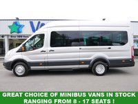 USED 2016 16 FORD TRANSIT 460 2.2 TDCI 125 BHP XLWB TREND 17 SEATER MINIBUS EURO 6 | AIR CON | STORAGE | 17 SEATS !