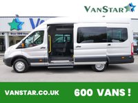 USED 2016 16 FORD TRANSIT 460 2.2 TDCI 125 BHP XLWB TREND 17 SEATER MINIBUS EURO 6 | AIR CON | STORAGE | 17 SEATS !
