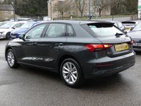USED 2021 21 AUDI A3 SPORTBACK 1.0 TFSI 30 Technik 5d 110 S/S [COMFORT & SOUND PACK] UPGRADE COMFORT & SOUND PACK INCLUDING REVERSING CAMERA PARK ASSIST WITH PARKING SYSTEM PLUS HEATED FRONT SEATS AND BANG & OLUFSEN PREMIUM SOUND SYSTEM WITH 3D SOUND, SAT NAV & VIRTUAL COCKPIT (DIGITAL DASH), APPLE CARPLAY / ANDROID AUTO, FRONT REAR & SIDE PARKING SENSORS, DAB RADIO, BLUETOOTH, ELECTRIC FOLDING MIRRORS, CRUISE CONTROL & SPEED LIMITER, RAIN & LIGHT SENSORS, A/C, LANE DEPARTURE WARNING, 1 OWNER FROM NEW, SERVICE HISTORY