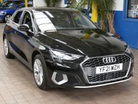 USED 2021 21 AUDI A3 1.4 TFSIe 40 Sport Sportback 5dr Petrol Plug-in Hybrid S Tronic Euro 6 (s/s) 13kWh (204 ps) SAT NAV LEATHER INTERIOR PARK SENSORS 1 OWNER EXCELLENT SERVICE HISTORY WARRANTY