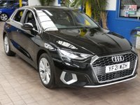 USED 2021 21 AUDI A3 1.4 TFSIe 40 Sport Sportback 5dr Petrol Plug-in Hybrid S Tronic Euro 6 (s/s) 13kWh (204 ps) SAT NAV LEATHER INTERIOR PARK SENSORS 1 OWNER EXCELLENT SERVICE HISTORY WARRANTY