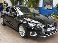 USED 2021 21 AUDI A3 1.4 TFSIe 40 Sport Sportback 5dr Petrol Plug-in Hybrid S Tronic Euro 6 (s/s) 13kWh (204 ps) SAT NAV LEATHER INTERIOR PARK SENSORS 1 OWNER EXCELLENT SERVICE HISTORY WARRANTY