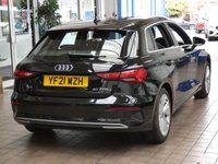 USED 2021 21 AUDI A3 1.4 TFSIe 40 Sport Sportback 5dr Petrol Plug-in Hybrid S Tronic Euro 6 (s/s) 13kWh (204 ps) SAT NAV LEATHER INTERIOR PARK SENSORS 1 OWNER EXCELLENT SERVICE HISTORY WARRANTY