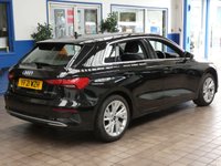 USED 2021 21 AUDI A3 1.4 TFSIe 40 Sport Sportback 5dr Petrol Plug-in Hybrid S Tronic Euro 6 (s/s) 13kWh (204 ps) SAT NAV LEATHER INTERIOR PARK SENSORS 1 OWNER EXCELLENT SERVICE HISTORY WARRANTY