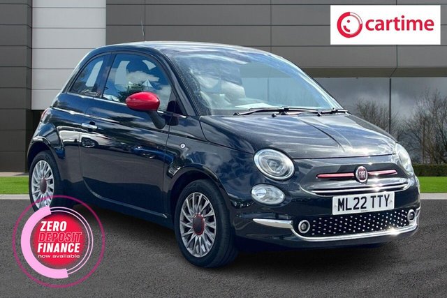 View our Fiat 500 1.0 MHEV RED Hatchback 3dr Petrol Manual Euro 6 (s/s) (70 bhp) 7-Inch Touchscreen, Apple CarPlay / Android Auto, Rear Parking Sensors, Cruise Control, Fixed Sunroof