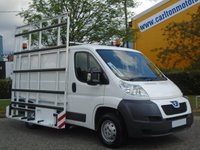 USED 2012 12 PEUGEOT BOXER 330 L1H1 Swb (Glass Rack  / Roof Bars & Rear door ladder) Low mileage Free UK Delivery 