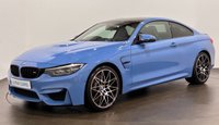 USED 2019 19 BMW M4 3.0 BiTurbo GPF Competition Coupe 2dr Petrol DCT Euro 6 (s/s) (450 ps) Yas Marinr Blu Metallic, Competition Coupe Generous Specification, Full Black Leather,Head up Display , 20" Alloy Wheels