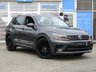 USED 2018 67 VOLKSWAGEN TIGUAN 2.0 TDI R-Line SUV 5dr Diesel Manual 4Motion Euro 6 (s/s) (150 ps) Finished in INDIUM GREY with contrasting HEATED ALCANTARA CLOTH trim. This high spec Tiguan has a more sophisticated look to add to its high quality interior and high spec. In short this Tiguan is spacious, comfortable and great to drive, while its raised driving position gives you a great view. Features include, Pan Roof, Virtual Dash, Sat Nav, DAB Radio, 20" ALLOYS, Cruise control, Park Sensors and much more. Dealer serviced at 6796 miles, 10618 miles,12974 miles AND JUST at 46457 miles.