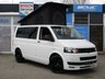 USED 2015 65 VOLKSWAGEN TRANSPORTER T28 TDI P/V STARTLINE Finished in WHITE. The list on this proffessional conversion is endless. Pop up roof (with double bed), Rock and Roll double Bed (Crash Tested), USB, B/TOOTH, Twin Hob, Sink, Water Storage, Fridge with Freeze compartment, Ambient Lighting, Side Bars, Awning Rail, 240 Hook up with split charger, Leisure battery, 20" Alloys, VW Embosed Leather type Seats, Side Windows, Roof Mattress, Park Sensors  and much more. Ready to roll in this low mileage conversion. Dealer Serviced
