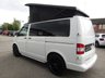 USED 2015 65 VOLKSWAGEN TRANSPORTER T28 TDI P/V STARTLINE Finished in WHITE. The list on this proffessional conversion is endless. Pop up roof (with double bed), Rock and Roll double Bed (Crash Tested), USB, B/TOOTH, Twin Hob, Sink, Water Storage, Fridge with Freeze compartment, Ambient Lighting, Side Bars, Awning Rail, 240 Hook up with split charger, Leisure battery, 20" Alloys, VW Embosed Leather type Seats, Side Windows, Roof Mattress, Park Sensors  and much more. Ready to roll in this low mileage conversion. Dealer Serviced