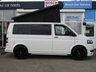 USED 2015 65 VOLKSWAGEN TRANSPORTER T28 TDI P/V STARTLINE Finished in WHITE. The list on this proffessional conversion is endless. Pop up roof (with double bed), Rock and Roll double Bed (Crash Tested), USB, B/TOOTH, Twin Hob, Sink, Water Storage, Fridge with Freeze compartment, Ambient Lighting, Side Bars, Awning Rail, 240 Hook up with split charger, Leisure battery, 20" Alloys, VW Embosed Leather type Seats, Side Windows, Roof Mattress, Park Sensors  and much more. Ready to roll in this low mileage conversion. Dealer Serviced