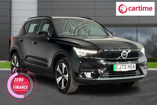 View our Volvo Xc40 Recharge 69kWh Core SUV 5dr Electric Auto (231 ps) Touchscreen, Rear Park Assist, Wireless Charging, Cruise Control, 19-Inch Alloy Wheels