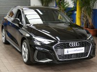 USED 2021 21 AUDI A3 1.4 TFSIe 40 S line Sportback 5dr Petrol Plug-in Hybrid S Tronic Euro 6 (s/s) 13kWh (204 ps) SAT NAV LEATHER PARKING SENSORS 1 OWNER SERVICE HISTORY WARRANTY