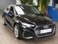 USED 2021 21 AUDI A3 1.4 TFSIe 40 S line Sportback 5dr Petrol Plug-in Hybrid S Tronic Euro 6 (s/s) 13kWh (204 ps) SAT NAV LEATHER PARKING SENSORS 1 OWNER SERVICE HISTORY WARRANTY