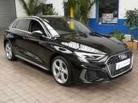 USED 2021 21 AUDI A3 1.4 TFSIe 40 S line Sportback 5dr Petrol Plug-in Hybrid S Tronic Euro 6 (s/s) 13kWh (204 ps) SAT NAV LEATHER PARKING SENSORS 1 OWNER SERVICE HISTORY WARRANTY