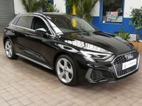 USED 2021 21 AUDI A3 1.4 TFSIe 40 S line Sportback 5dr Petrol Plug-in Hybrid S Tronic Euro 6 (s/s) 13kWh (204 ps) SAT NAV LEATHER PARKING SENSORS 1 OWNER SERVICE HISTORY WARRANTY