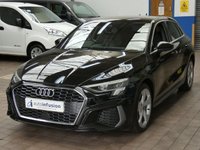 USED 2021 21 AUDI A3 1.4 TFSIe 40 S line Sportback 5dr Petrol Plug-in Hybrid S Tronic Euro 6 (s/s) 13kWh (204 ps) SAT NAV LEATHER PARKING SENSORS 1 OWNER SERVICE HISTORY WARRANTY