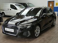 USED 2021 21 AUDI A3 1.4 TFSIe 40 S line Sportback 5dr Petrol Plug-in Hybrid S Tronic Euro 6 (s/s) 13kWh (204 ps) SAT NAV LEATHER PARKING SENSORS 1 OWNER SERVICE HISTORY WARRANTY