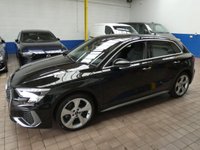 USED 2021 21 AUDI A3 1.4 TFSIe 40 S line Sportback 5dr Petrol Plug-in Hybrid S Tronic Euro 6 (s/s) 13kWh (204 ps) SAT NAV LEATHER PARKING SENSORS 1 OWNER SERVICE HISTORY WARRANTY