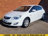 USED 2011 11 VAUXHALL ASTRA 1.4 16v Exclusiv Hatchback 5dr Petrol Manual Euro 5 (100 ps) 1 OWNER -  FULL  SERVICE HISTORY