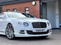 USED 2015 64 BENTLEY CONTINENTAL 6.0 W12 GT Speed Coupe 2dr Petrol Auto 4WD Euro 5 (625 ps) 