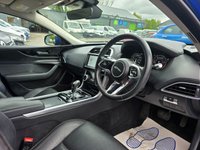 USED 2019 69 JAGUAR XE 2.0 D180 SE in blue with 58,500 miles, 1 owner, service history, Euro 6 ULEZ, automatic, full leather interior, sat nav, alloy wheels & more! APPROVED CARS AND FINANCE ARE PLEASED TO OFFER THIS JAGUAR XE 2.0 D180 SE SALOON IN BLUE WITH 58,500 MILES AND A SERVICE HISTORY, 1 OWNER FROM NEW, ULEZ COMPLIANT EURO 6 DIESEL ENGINE WITH A GREAT SPEC SUCH AS A FULLY AUTOMATIIC GEARBOX, FULL LEATHER INTERIOR, SAT NAV, AIR CONDITIONING, HEATED SEATS, REAR CAMERA, 10 INCH TOUCHSCREEN DISPLAY, 18 INCH ALLOY WHEELS, ANDROID AUTO AND APPLE CARPLAY, CRUISE CONTROL, DAB RADIO  AND MUCH MUCH MORE!    FOR FURTHER INFORMATION REGARDING THIS VEHICLE PLEAS