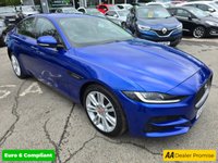 USED 2019 69 JAGUAR XE 2.0 D180 SE in blue with 58,500 miles, 1 owner, service history, Euro 6 ULEZ, automatic, full leather interior, sat nav, alloy wheels & more! APPROVED CARS AND FINANCE ARE PLEASED TO OFFER THIS JAGUAR XE 2.0 D180 SE SALOON IN BLUE WITH 58,500 MILES AND A SERVICE HISTORY, 1 OWNER FROM NEW, ULEZ COMPLIANT EURO 6 DIESEL ENGINE WITH A GREAT SPEC SUCH AS A FULLY AUTOMATIIC GEARBOX, FULL LEATHER INTERIOR, SAT NAV, AIR CONDITIONING, HEATED SEATS, REAR CAMERA, 10 INCH TOUCHSCREEN DISPLAY, 18 INCH ALLOY WHEELS, ANDROID AUTO AND APPLE CARPLAY, CRUISE CONTROL, DAB RADIO  AND MUCH MUCH MORE!    FOR FURTHER INFORMATION REGARDING THIS VEHICLE PLEAS
