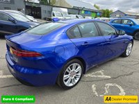 USED 2019 69 JAGUAR XE 2.0 D180 SE in blue with 58,500 miles, 1 owner, service history, Euro 6 ULEZ, automatic, full leather interior, sat nav, alloy wheels & more! APPROVED CARS AND FINANCE ARE PLEASED TO OFFER THIS JAGUAR XE 2.0 D180 SE SALOON IN BLUE WITH 58,500 MILES AND A SERVICE HISTORY, 1 OWNER FROM NEW, ULEZ COMPLIANT EURO 6 DIESEL ENGINE WITH A GREAT SPEC SUCH AS A FULLY AUTOMATIIC GEARBOX, FULL LEATHER INTERIOR, SAT NAV, AIR CONDITIONING, HEATED SEATS, REAR CAMERA, 10 INCH TOUCHSCREEN DISPLAY, 18 INCH ALLOY WHEELS, ANDROID AUTO AND APPLE CARPLAY, CRUISE CONTROL, DAB RADIO  AND MUCH MUCH MORE!    FOR FURTHER INFORMATION REGARDING THIS VEHICLE PLEAS