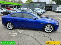 USED 2019 69 JAGUAR XE 2.0 D180 SE in blue with 58,500 miles, 1 owner, service history, Euro 6 ULEZ, automatic, full leather interior, sat nav, alloy wheels & more! APPROVED CARS AND FINANCE ARE PLEASED TO OFFER THIS JAGUAR XE 2.0 D180 SE SALOON IN BLUE WITH 58,500 MILES AND A SERVICE HISTORY, 1 OWNER FROM NEW, ULEZ COMPLIANT EURO 6 DIESEL ENGINE WITH A GREAT SPEC SUCH AS A FULLY AUTOMATIIC GEARBOX, FULL LEATHER INTERIOR, SAT NAV, AIR CONDITIONING, HEATED SEATS, REAR CAMERA, 10 INCH TOUCHSCREEN DISPLAY, 18 INCH ALLOY WHEELS, ANDROID AUTO AND APPLE CARPLAY, CRUISE CONTROL, DAB RADIO  AND MUCH MUCH MORE!    FOR FURTHER INFORMATION REGARDING THIS VEHICLE PLEAS