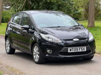 USED 2009 09 FORD FIESTA 1.25 Zetec Hatchback 5dr Petrol Manual (133 g/km, 81 bhp) 
