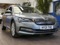 USED 2021 21 SKODA SUPERB 1.4 TSI iV 13kWh SE L Estate 5dr Petrol Plug-in Hybrid DSG Euro 6 (s/s) (218 ps) SAT NAV LEATHER HEATED SEATS CRUISE CONTROL PARKING SENSORS 1 OWNER EXCELLENT SERVICE HISTORY WARRANTY