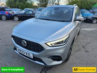 USED 2023 23 MG MG ZS 1.5 VTi-Tech Excite 5dr SUV in Silver, 21,780 miles, 1 owner, full service history, ULEZ Euro 6 petrol, 5-speed manual, 10.1