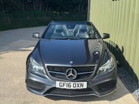 USED 2016 16 MERCEDES-BENZ E-CLASS 2.1 E220d AMG Line Edition (Premium) Cabriolet 2dr Diesel G-Tronic+ Euro 6 (s/s) (177 ps) 