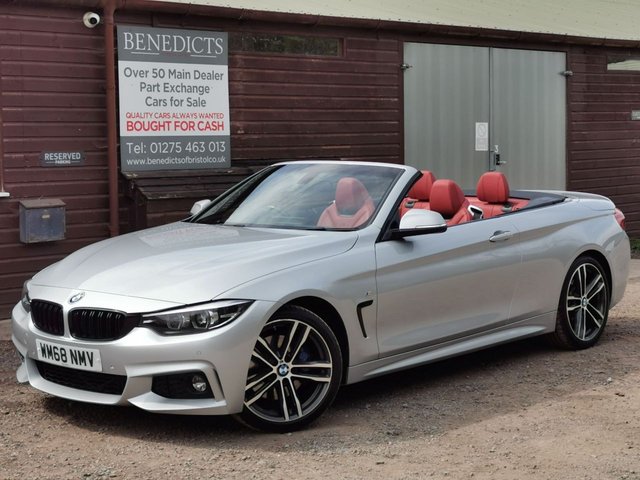 2019 68 BMW 4 Series 2.0 420i GPF M Sport Convertible 2dr Petrol Auto Euro 6 (s/s) (184 ps)
