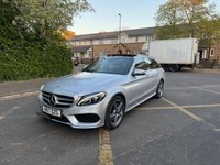 USED 2017 17 MERCEDES-BENZ C-CLASS 2.0 C350e 6.4kWh AMG Line (Premium) Estate 5dr Petrol Plug-in Hybrid G-Tronic+ Euro 6 (s/s) (293 ps) Panoramic Sunroof, Memory Seats