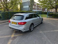USED 2017 17 MERCEDES-BENZ C-CLASS 2.0 C350e 6.4kWh AMG Line (Premium) Estate 5dr Petrol Plug-in Hybrid G-Tronic+ Euro 6 (s/s) (293 ps) Panoramic Sunroof, Memory Seats