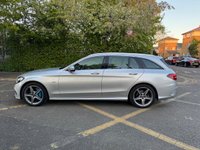 USED 2017 17 MERCEDES-BENZ C-CLASS 2.0 C350e 6.4kWh AMG Line (Premium) Estate 5dr Petrol Plug-in Hybrid G-Tronic+ Euro 6 (s/s) (293 ps) Panoramic Sunroof, Memory Seats