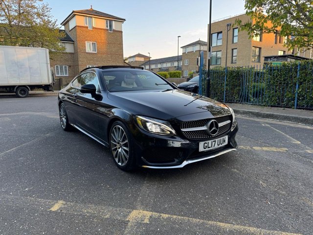 2017 17 MERCEDES-BENZ C-CLASS 2.1 C220d AMG Line (Premium) Coupe 2dr Diesel G-Tronic+ Euro 6 (s/s) (170 ps) Panoramic Sunroof, Memory Seats