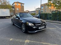 USED 2017 17 MERCEDES-BENZ C-CLASS 2.1 C220d AMG Line (Premium) Coupe 2dr Diesel G-Tronic+ Euro 6 (s/s) (170 ps) Panoramic Sunroof, Memory Seats