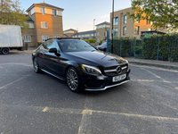 USED 2017 17 MERCEDES-BENZ C-CLASS 2.1 C220d AMG Line (Premium) Coupe 2dr Diesel G-Tronic+ Euro 6 (s/s) (170 ps) Panoramic Sunroof, Memory Seats