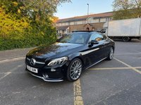 USED 2017 17 MERCEDES-BENZ C-CLASS 2.1 C220d AMG Line (Premium) Coupe 2dr Diesel G-Tronic+ Euro 6 (s/s) (170 ps) Panoramic Sunroof, Memory Seats