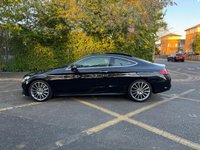 USED 2017 17 MERCEDES-BENZ C-CLASS 2.1 C220d AMG Line (Premium) Coupe 2dr Diesel G-Tronic+ Euro 6 (s/s) (170 ps) Panoramic Sunroof, Memory Seats
