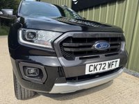 USED 2022 72 FORD RANGER 2.0 EcoBlue Wildtrak Pickup Double Cab 4dr Diesel Auto 4WD Euro 6 (s/s) (213 ps) Elec Roller + FFSH + TOW BAR