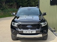 USED 2022 72 FORD RANGER 2.0 EcoBlue Wildtrak Pickup Double Cab 4dr Diesel Auto 4WD Euro 6 (s/s) (213 ps) Elec Roller + FFSH + TOW BAR