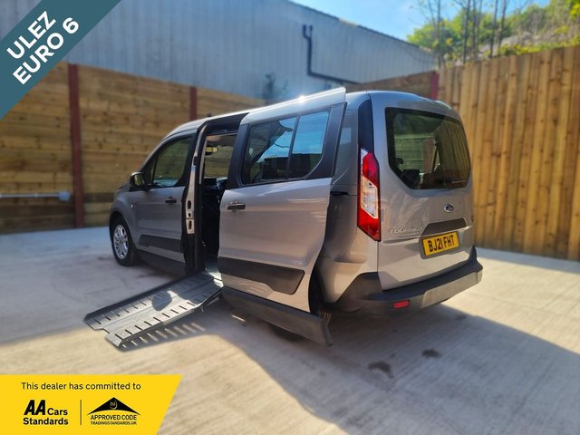 View our Ford Grand Tourneo Connect Side Entry Passenger Up Front Auto Wheelchair Accessible Disabled Access Vehicle WAV