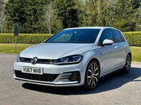 USED 2017 67 VOLKSWAGEN GOLF 2.0 TDI BlueMotion Tech GTD Hatchback 5dr Diesel DSG Euro 6 (s/s) (184 ps) MASSIVE SPEC  LOW MILES LEATHER