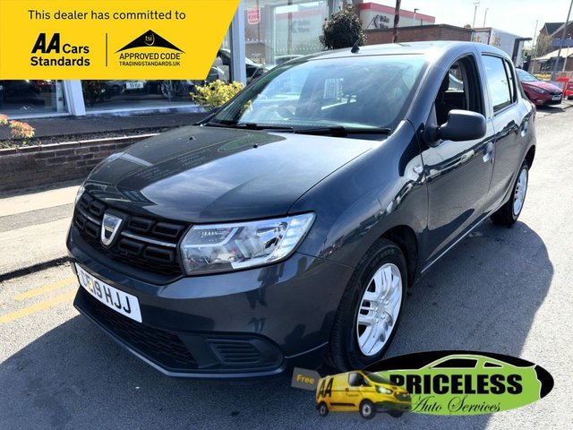 View our Dacia Sandero 1.0 SCe Essential Hatchback 5dr Petrol Manual Euro 6 (75 ps) ULEZ (Ultra Low Emission Zone)